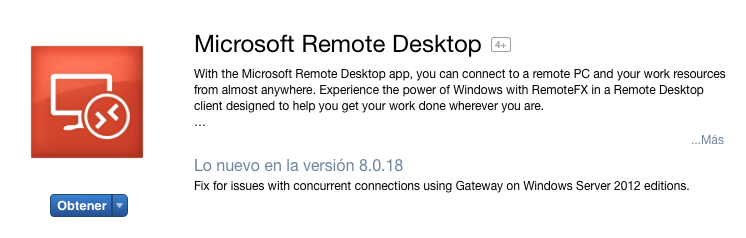 Descargar Microsoft Remote Desktop