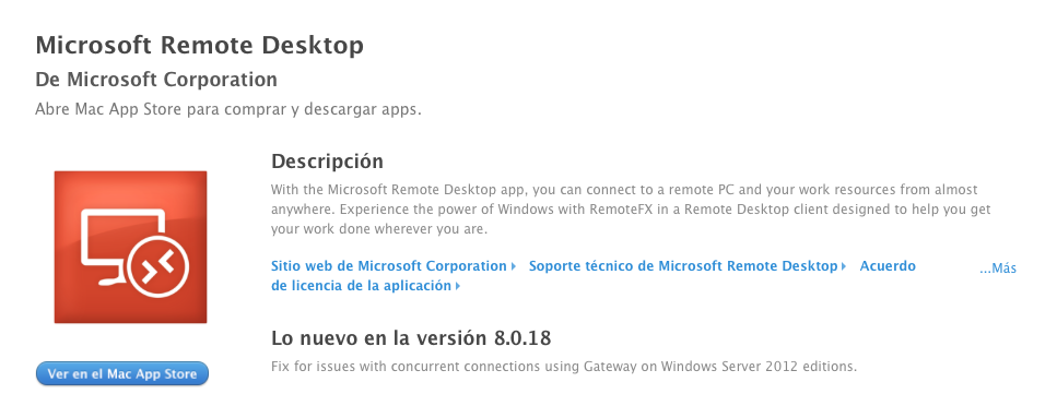 App Store - Microsoft Remote Desktop