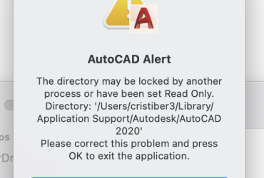 AutoCAD alert
