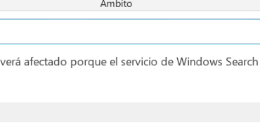 Error búsqueda Outlook Windows 10